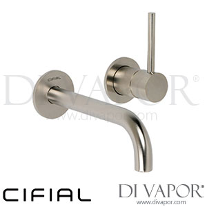 Cifial 32406MI-X20.U PVD X20 2 Hole Wall Basin Mixer Tap Right Side Spare Parts